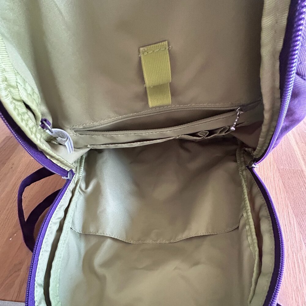 Purple Baggalini Backpack/Sling Bag - Picture 3 of 5